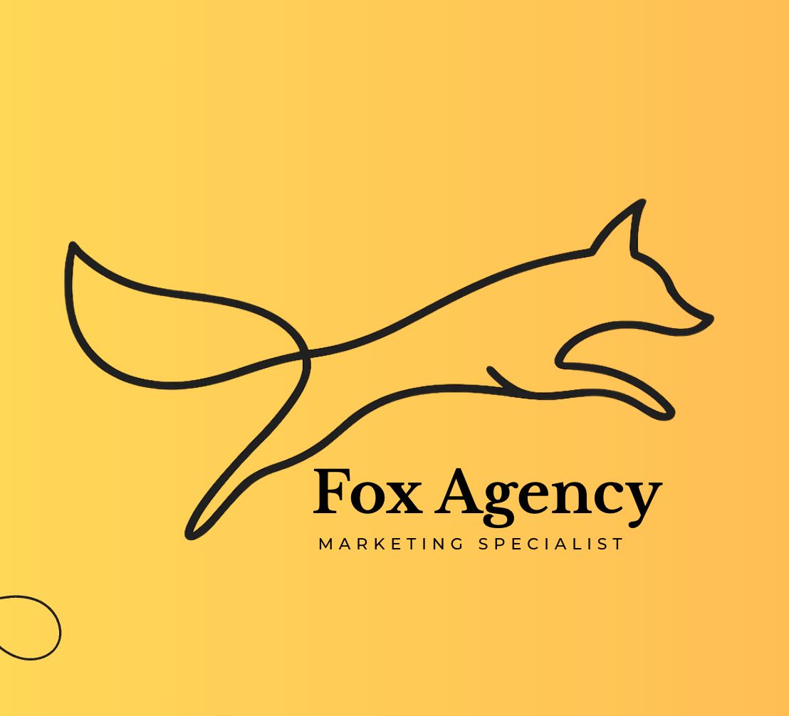 Team Fox Agency con sfondo arancione